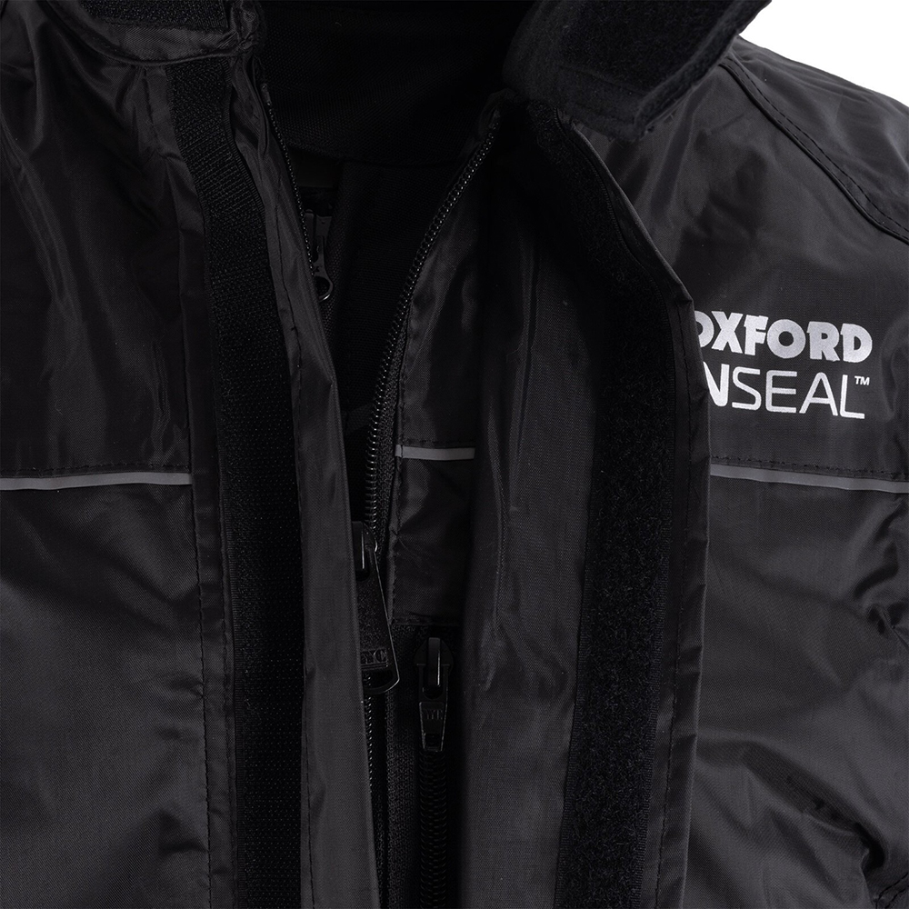 OXFORD RAINSEAL WATERPROOF ALL WEATHER OVER JACKET BLACK & BLACK TROUSER - Image 22