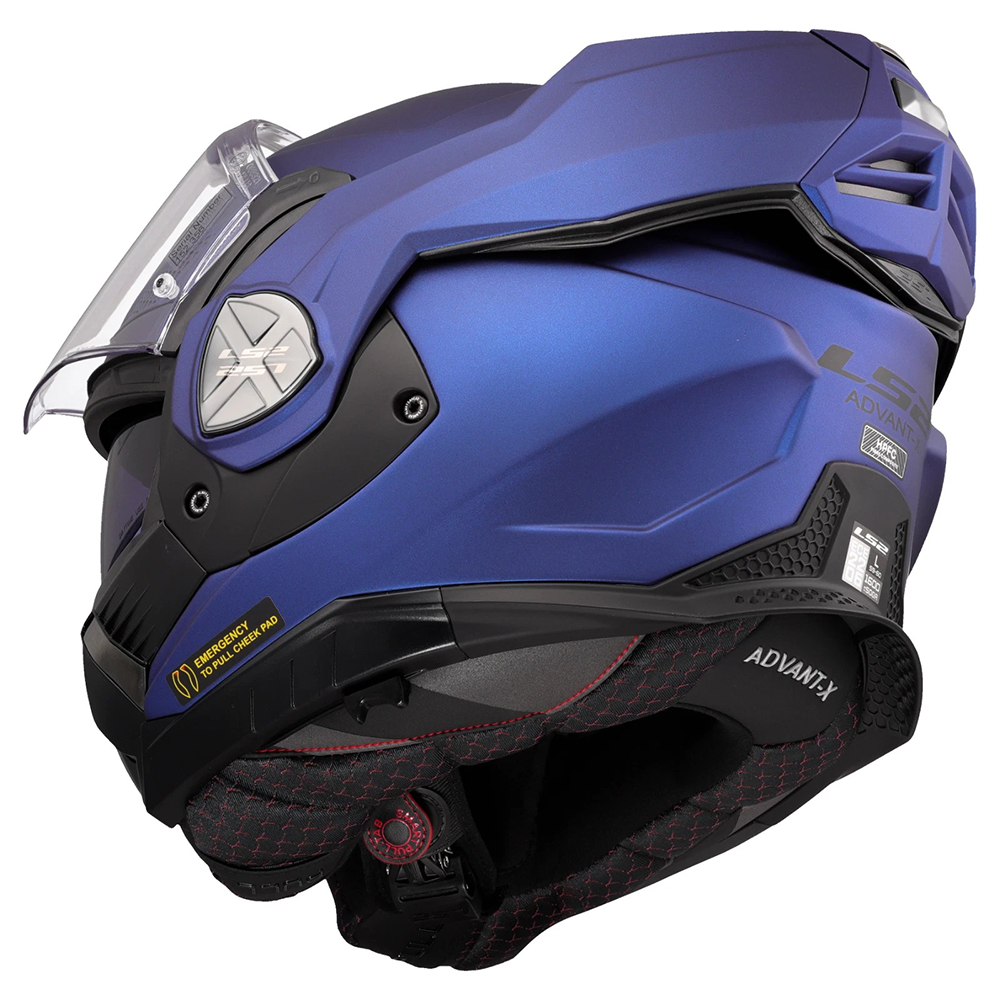 LS2 FF901 ADVANT X HELMET - NAVY BLUE - Image 7