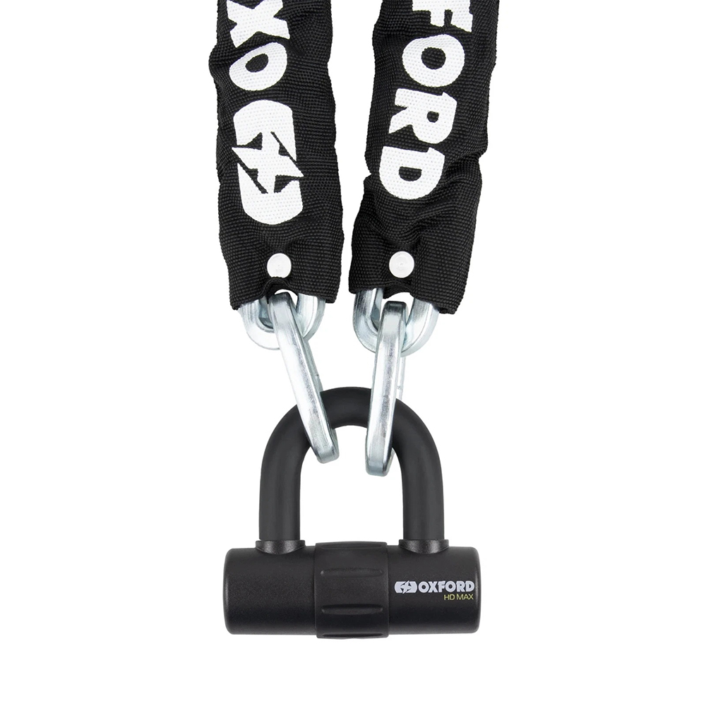 Oxford HD Chain Lock 9.3mm x 3.0m & Oxford Beast Anchor - Image 3
