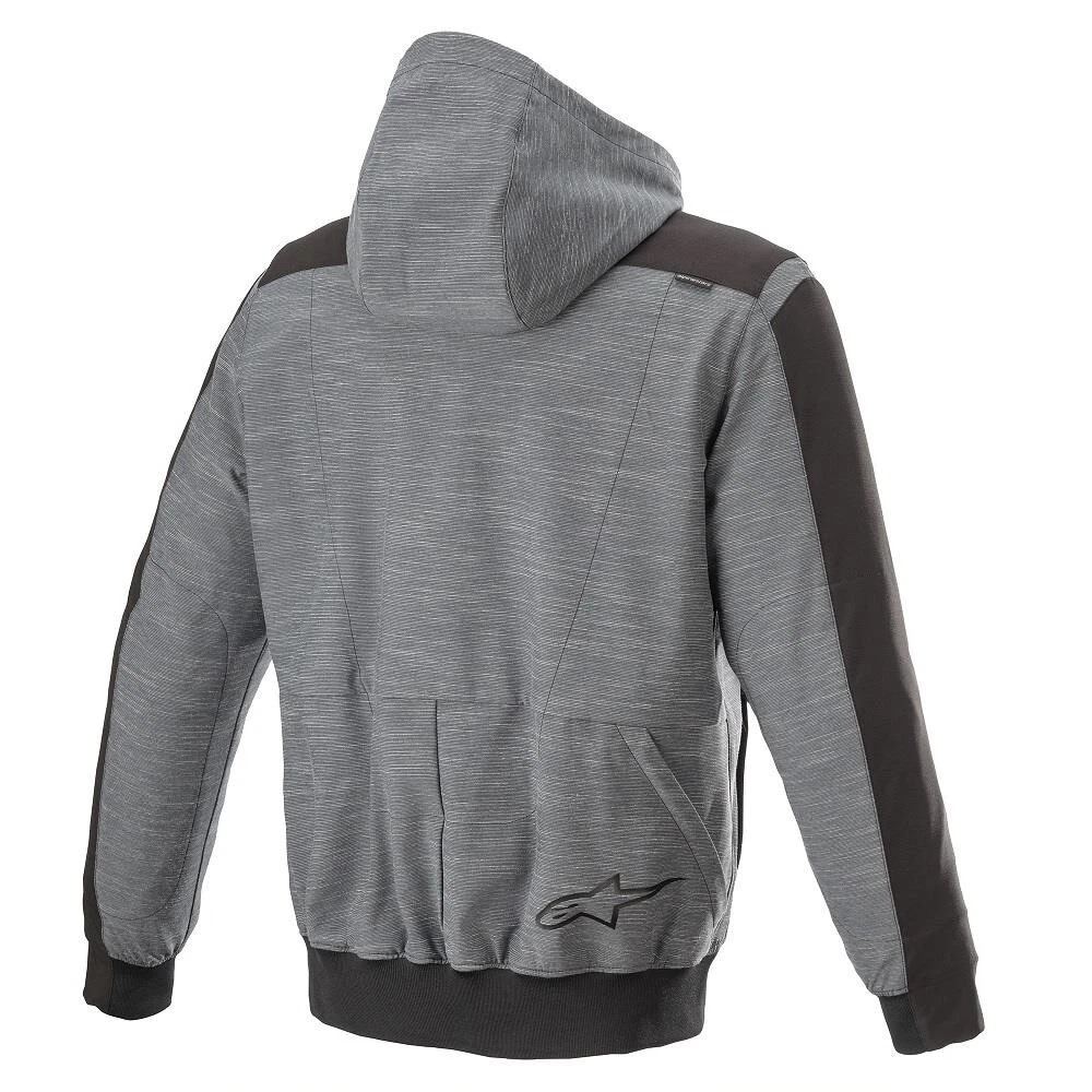 ALPINESTARS RHOD WINDSTOPPER MENS HOODIE - ASPHALT BLACK / MELANGE BLACK - Image 5