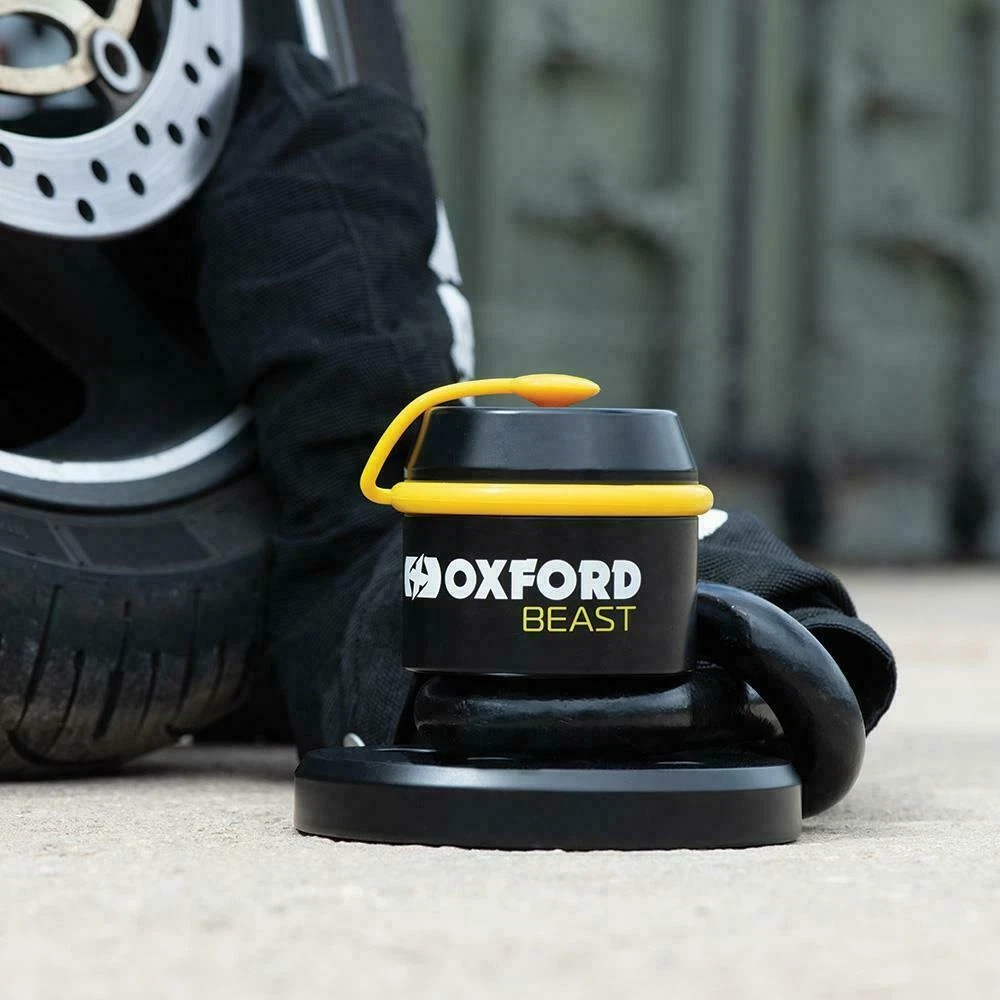 OXFORD BEAST MOTORCYCLE FLOOR LOCK STEEL - Image 3