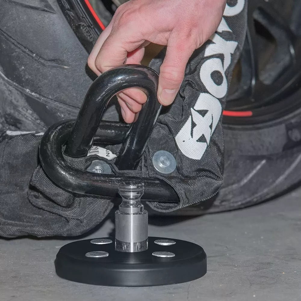 OXFORD BEAST MOTORCYCLE FLOOR LOCK STEEL - Image 4