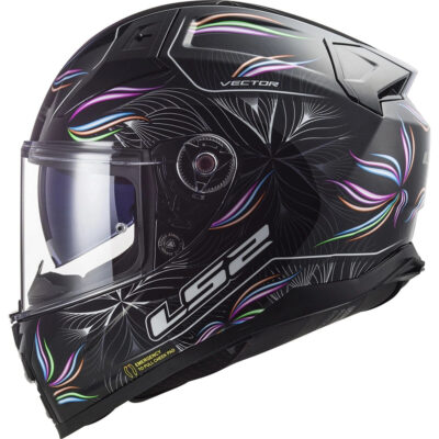 LS2 FF811 VECTOR II HELMET – TROPICAL BLACK WHITE