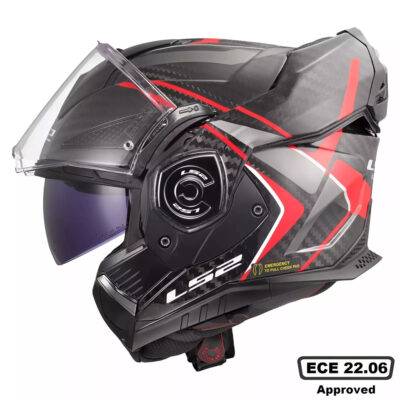 LS2 FF901 ADVANT X CARBON HELMET – FUTURE II RED