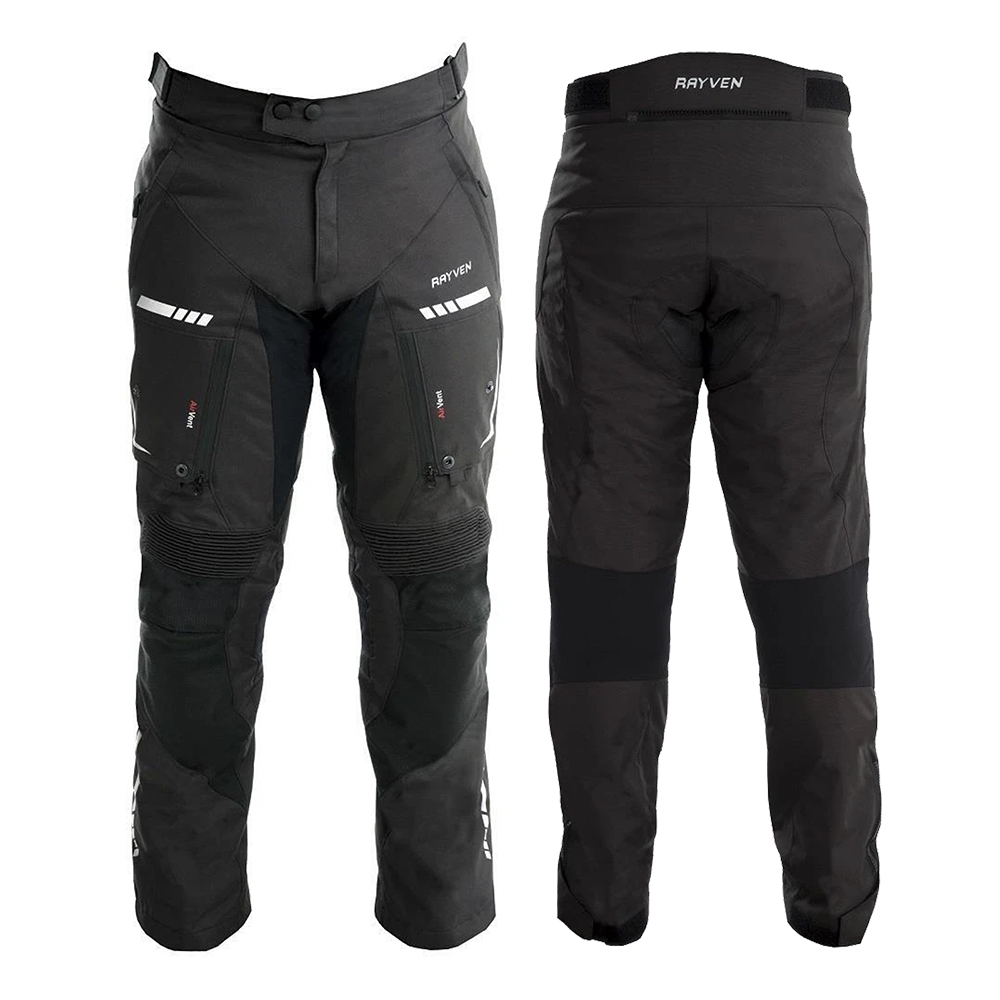 RAYVEN ROAD MENS WATERPROOF PANTS - BLACK