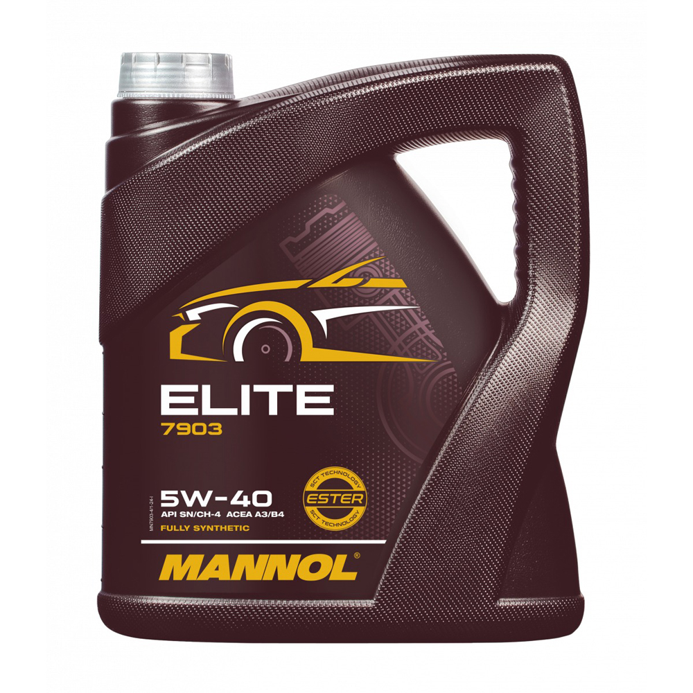 MANNOL ELITE 5W-40 A3/B4 FULLY SYNTHETIC ENGINE OIL - 5L - Image 4