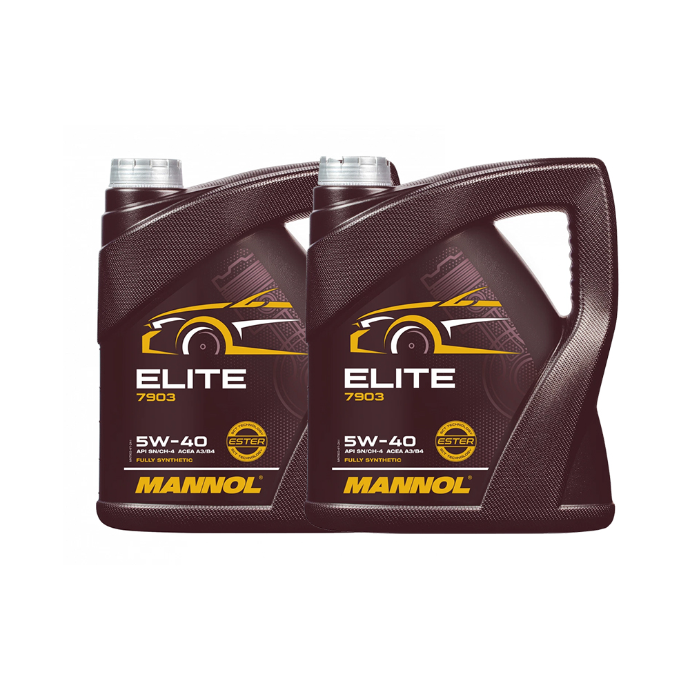 MANNOL ELITE 5W-40 A3/B4 FULLY SYNTHETIC ENGINE OIL - 5L - Image 3