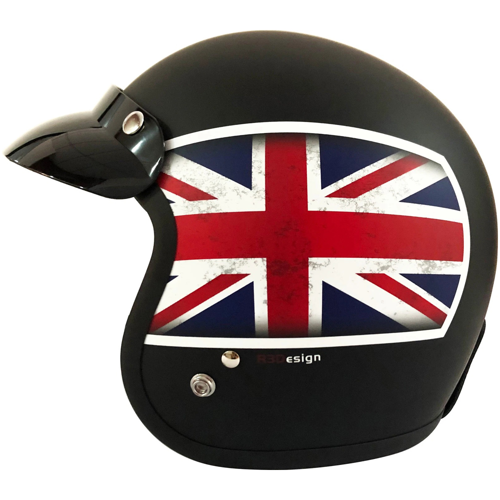 VIPER RS-05 SLIM OPEN FACE HELMET - UNION JACK MATT - Image 3
