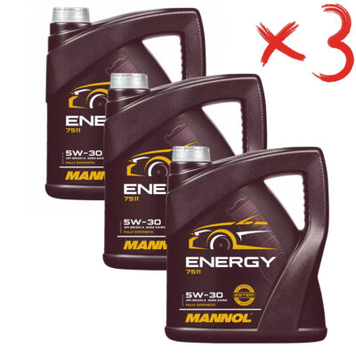 MANNOL ENERGY 5W-30 FULLY SYNTHETIC ENGINE OIL – 5L