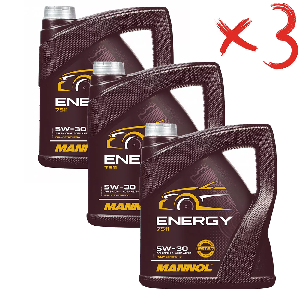 MANNOL ENERGY 5W-30 FULLY SYNTHETIC ENGINE OIL - 5L - Image 2