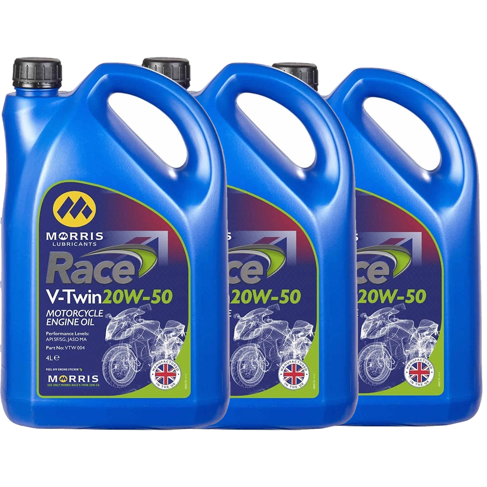 Morris Lubricants RACE V-TWIN 20W-50 - 4LTR - Image 3