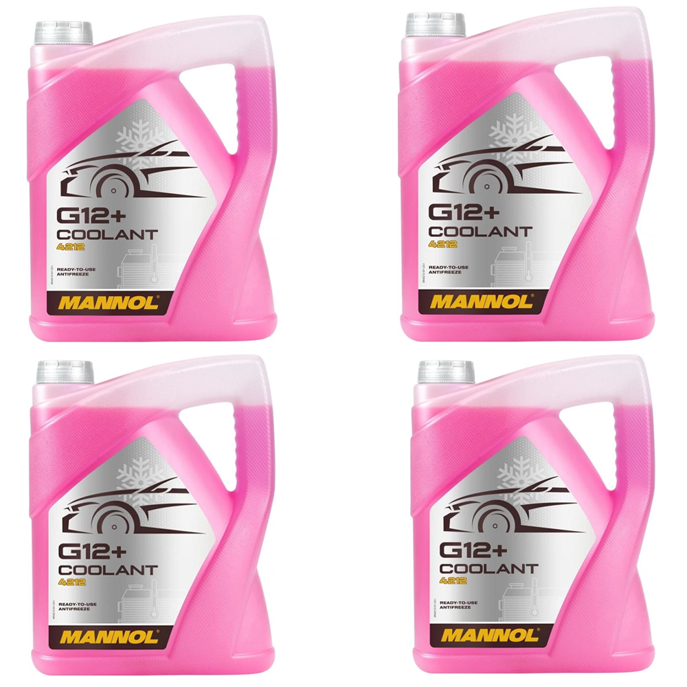 MANNOL COOLANT ANTIFREEZE G12+ RED READY MIXED - 5L
