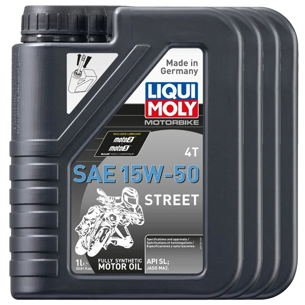 LIQUI MOLY MOTORBIKE 4T 15W-50 STREET - 1LTR