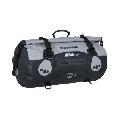 Oxford Aqua T-30 Roll Bag- Grey/Black
