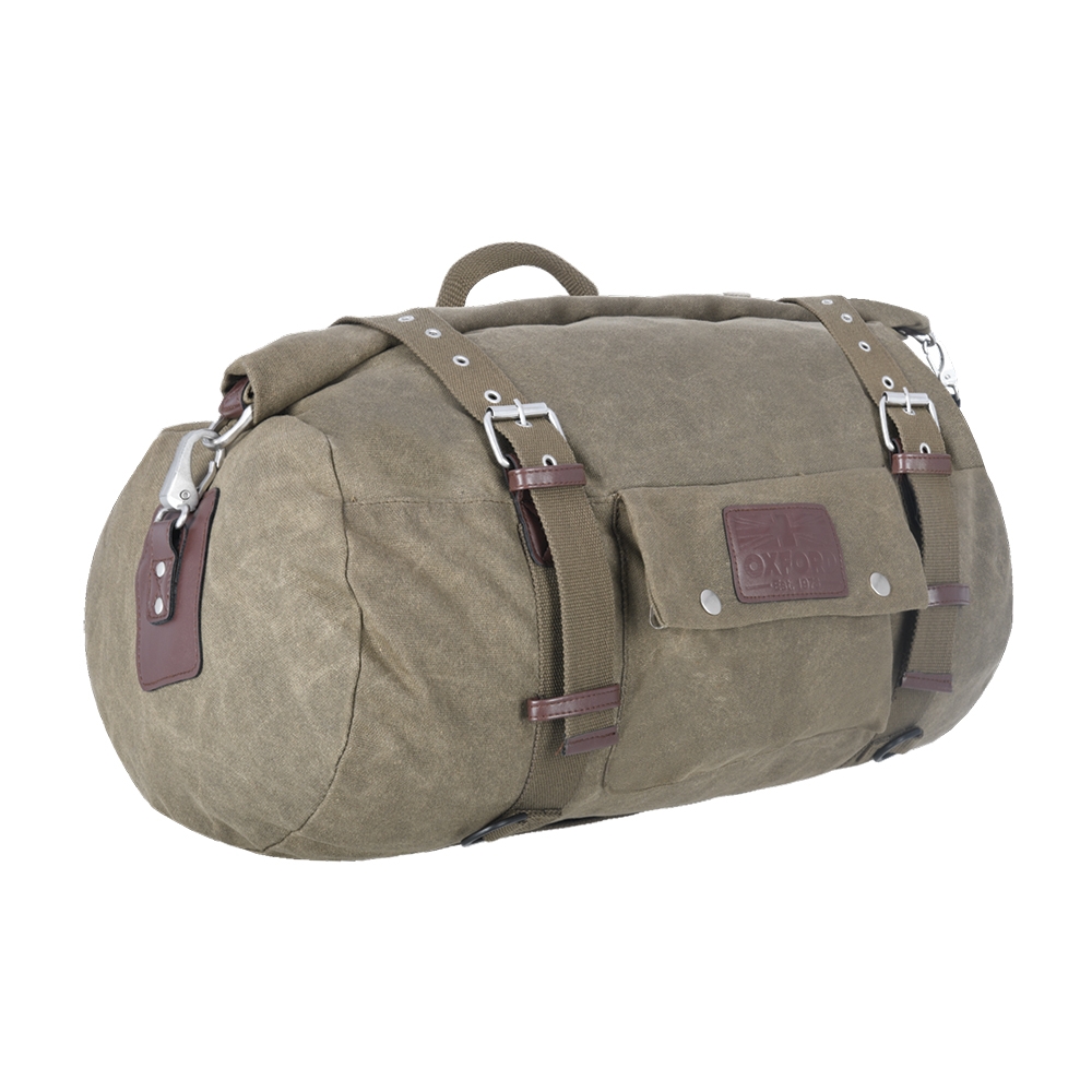 Oxford Heritage Roll Bag Khaki 30L - Image 2