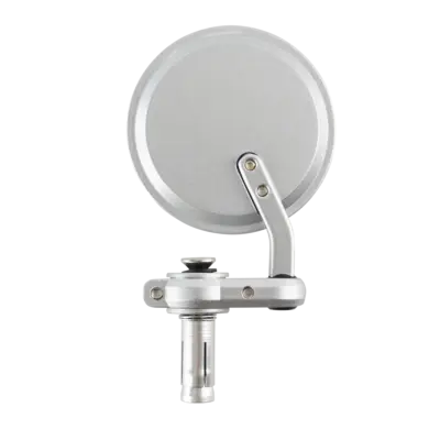Oxford Bar End Mirrors – Silver