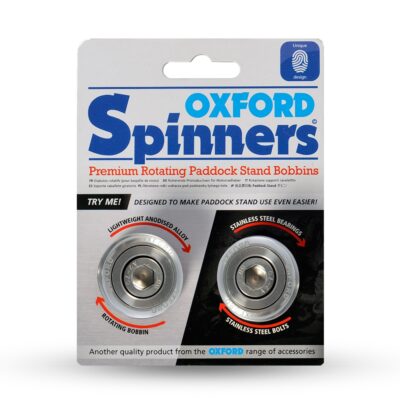 Oxford Premium Spinners M10 (1.25 thread) Silver