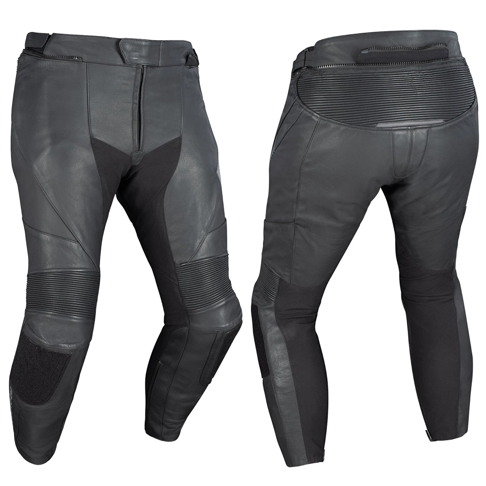 OXFORD CYPHER 1.0 MENS LEATHER PANTS - STEALTH BLACK