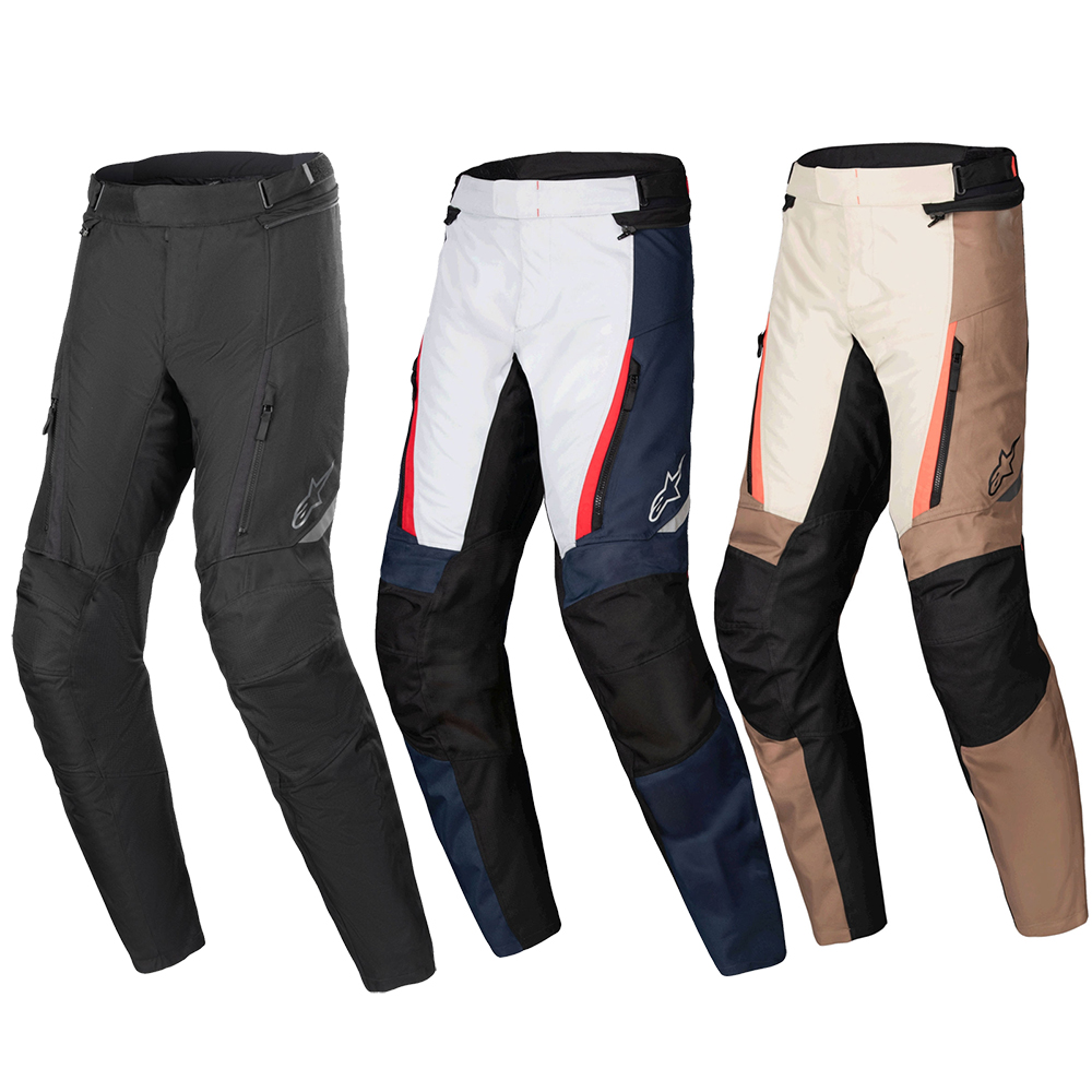 ALPINESTARS ST-1 WATERPROOF PANTS - BLACK / DARK BLUE BLACK BRIGHT RED / DARK KHAKI SAND BLACK