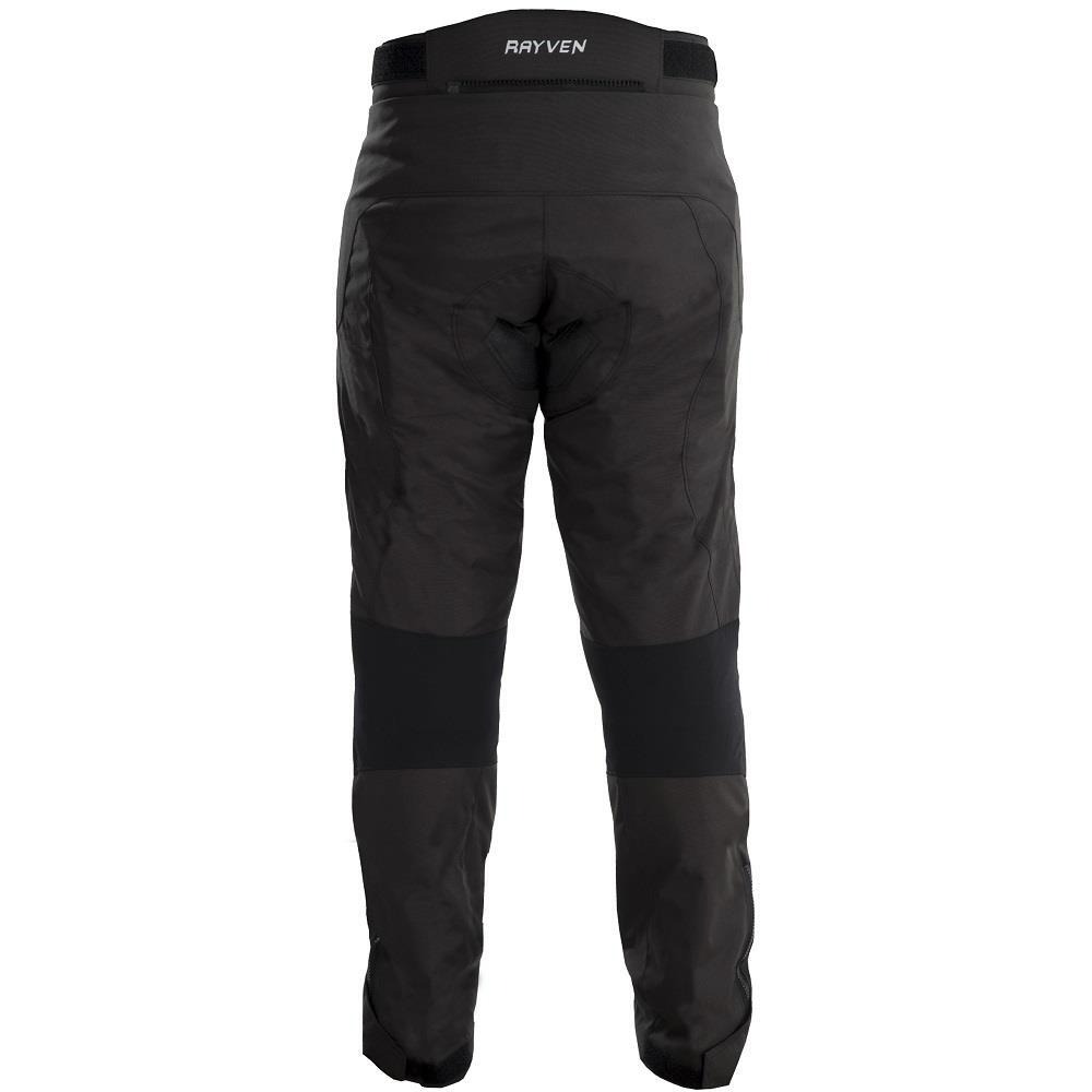 RAYVEN ROAD MENS WATERPROOF PANTS - BLACK - Image 3