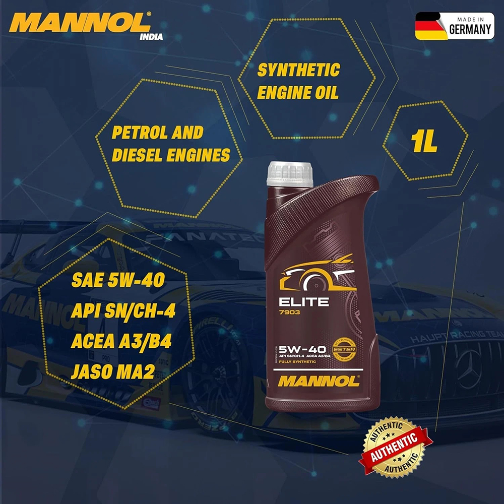 MANNOL ELITE 5W-40 A3/B4 FULLY SYNTHETIC ENGINE OIL - 5L - Image 7