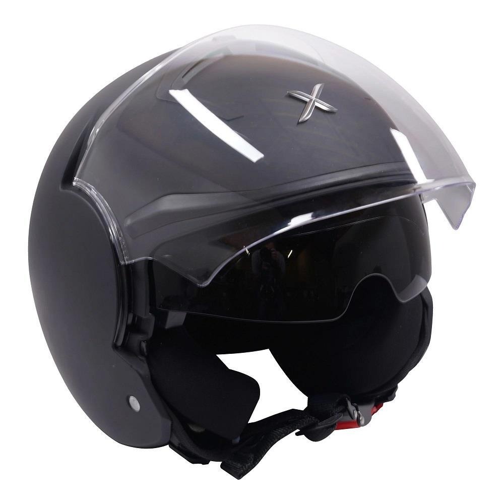AXOR STRIKER OPEN FACE HELMET - MATT BLACK - Image 2