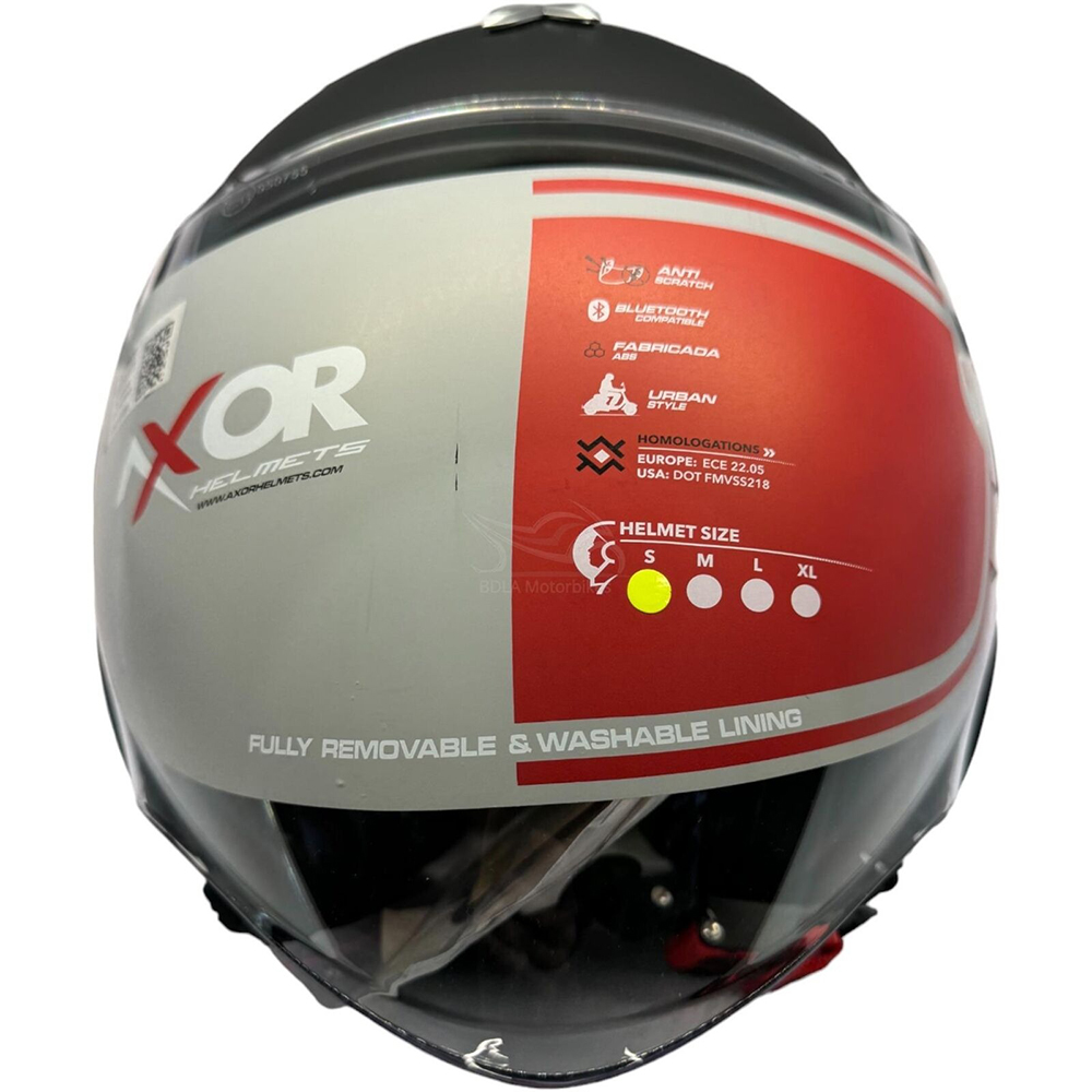 AXOR STRIKER OPEN FACE HELMET - MATT BLACK - Image 6