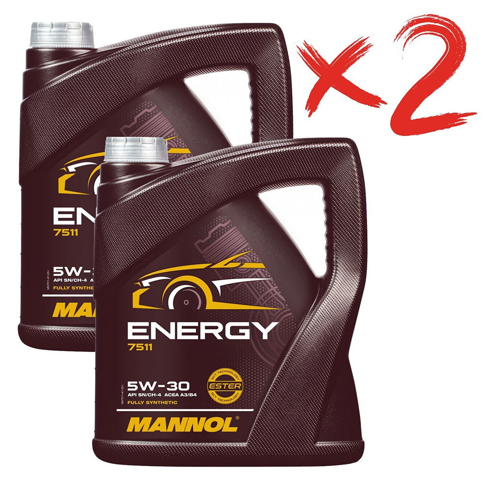 MANNOL ENERGY 5W-30 FULLY SYNTHETIC ENGINE OIL - 5L - Image 3