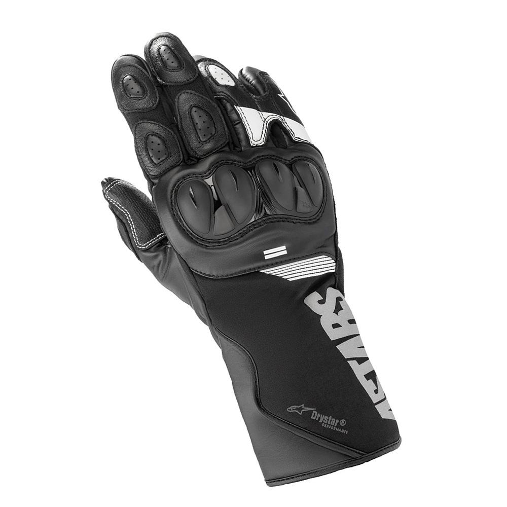 Alpinestars SP-365 Drystar Mens Gloves - Black White - Image 3