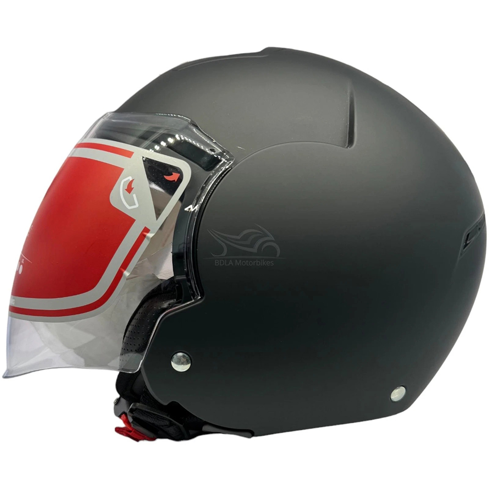 AXOR STRIKER OPEN FACE HELMET - MATT BLACK - Image 4