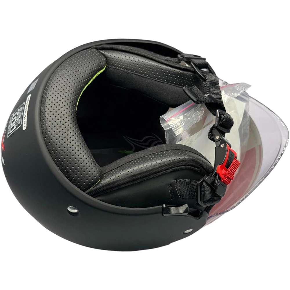AXOR STRIKER OPEN FACE HELMET - MATT BLACK - Image 7