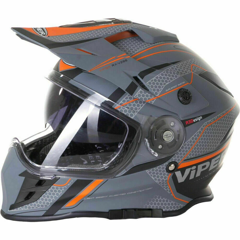 VIPER RXV288 Double Visor Enduro Helmet - Image 4