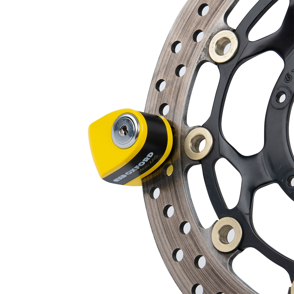 Oxford Micro XA5 Alarm Disc Lock Yellow/Black - Image 4