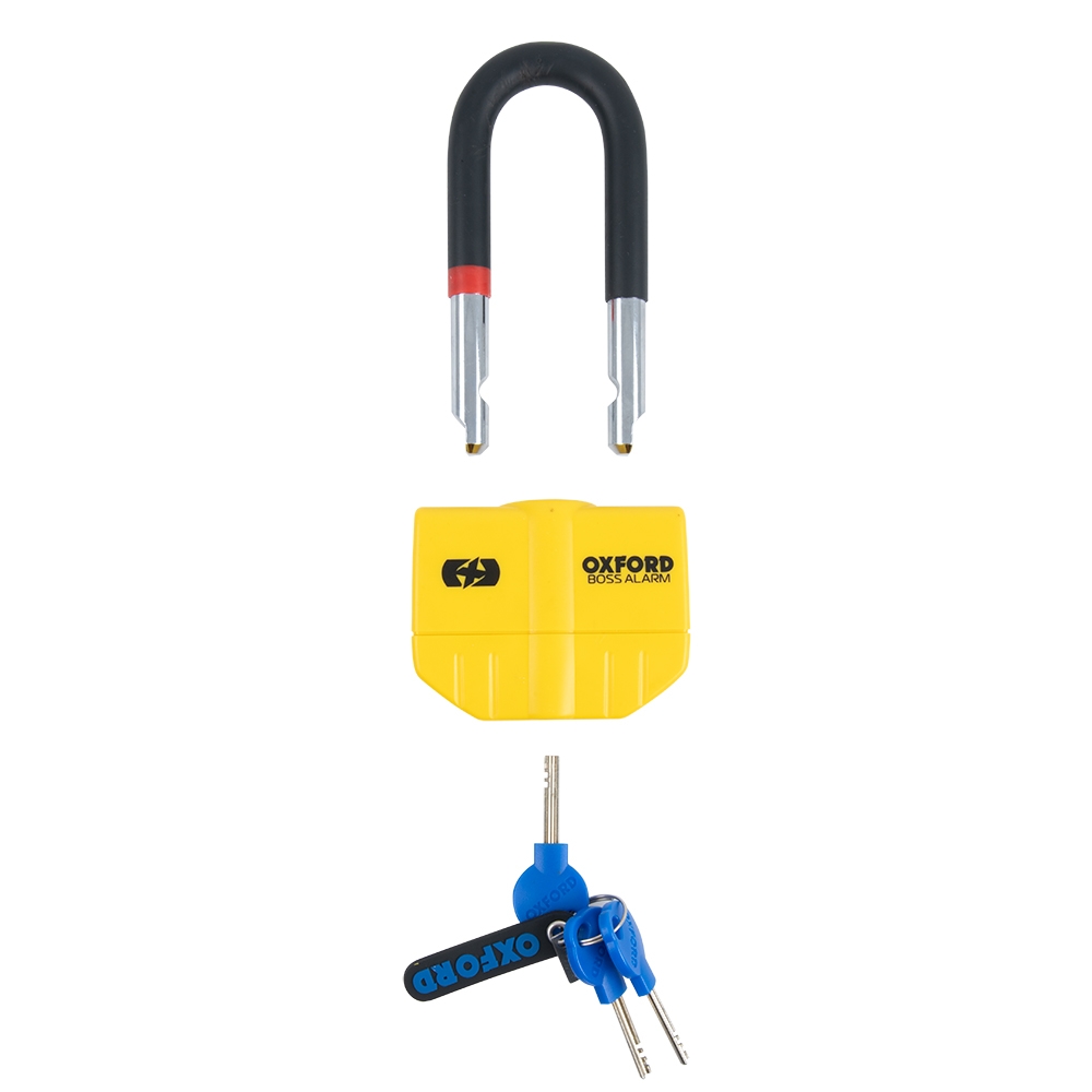 Oxford Boss Alarm 14mm Disc Lock Yellow - Image 2