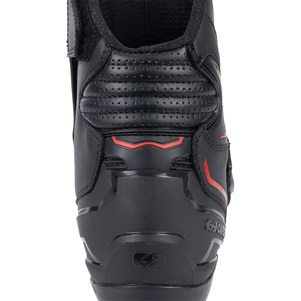 Oxford Omega Air Short MS Mens Boots - Black White Red - Image 6