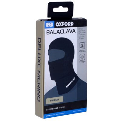 Oxford Deluxe Balaclava Merino – Black