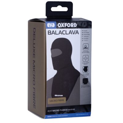 Oxford Deluxe Balaclava Micro Fibre – Black
