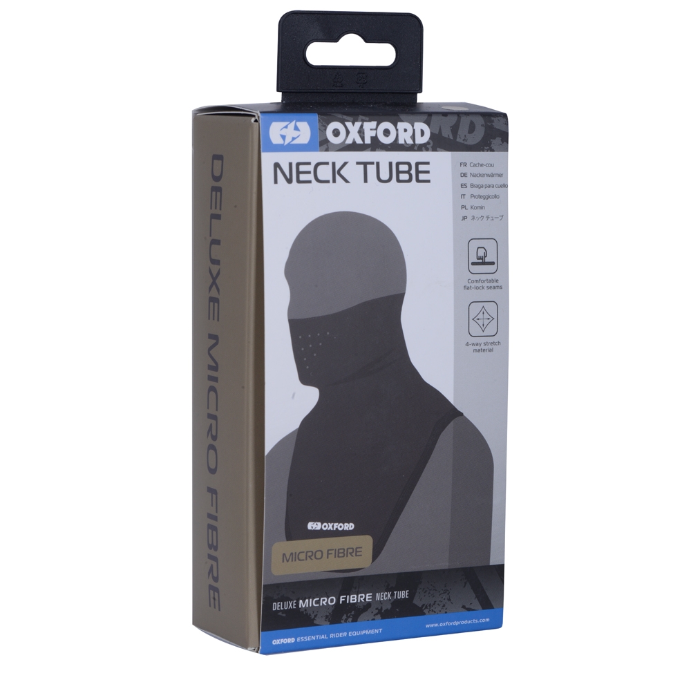 Oxford Deluxe Neck Tube Micro Fibre - Black - Image 2