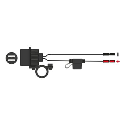 Oxford Weatherproof Dual Port USB charger (5V 2Amp)