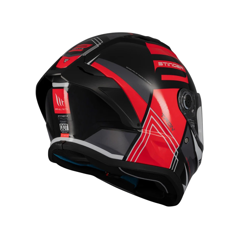 MT Stinger 2 Tron Full Face Helmet - Image 11
