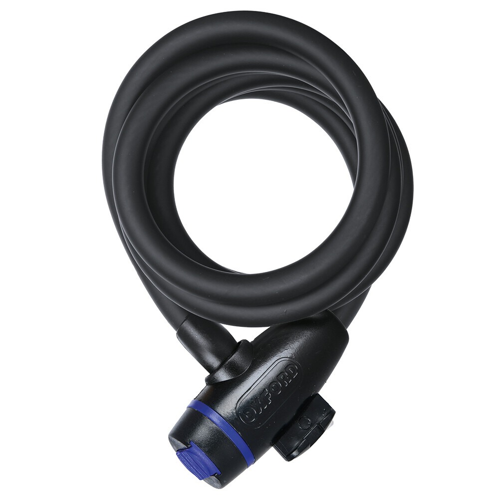Oxford Cable Lock 12mm x 1800mm Smoke - Image 2