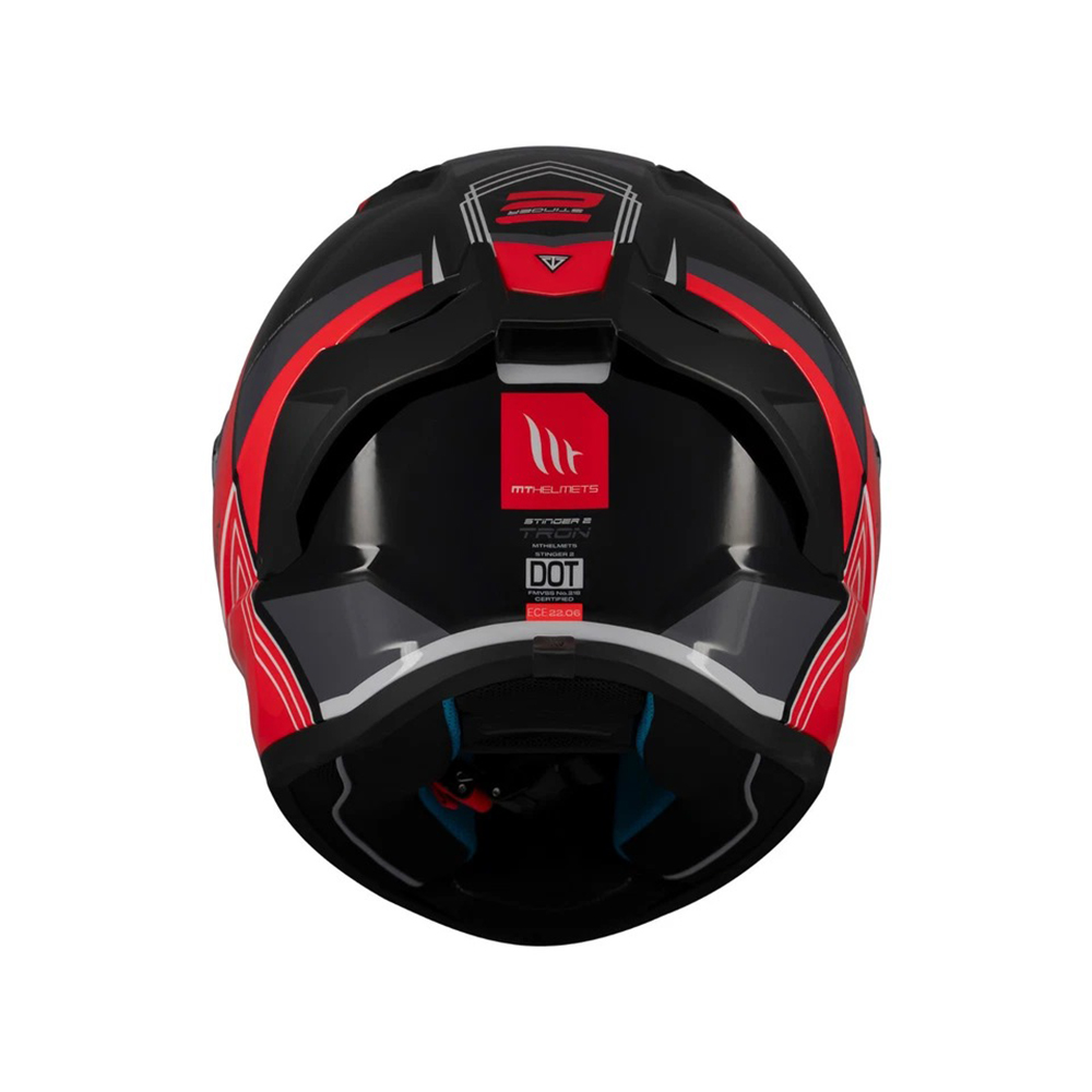 MT Stinger 2 Tron Full Face Helmet - Image 12