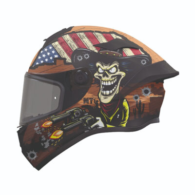 MT Targo S West Full Face Helmet – Matt Sand