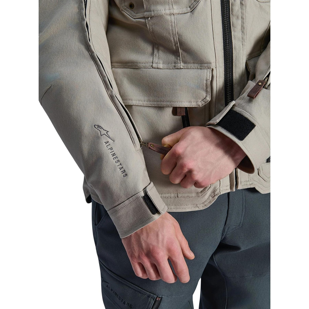 Alpinestars Borrego Drystar Mens Jacket - Warm Grey - Image 5