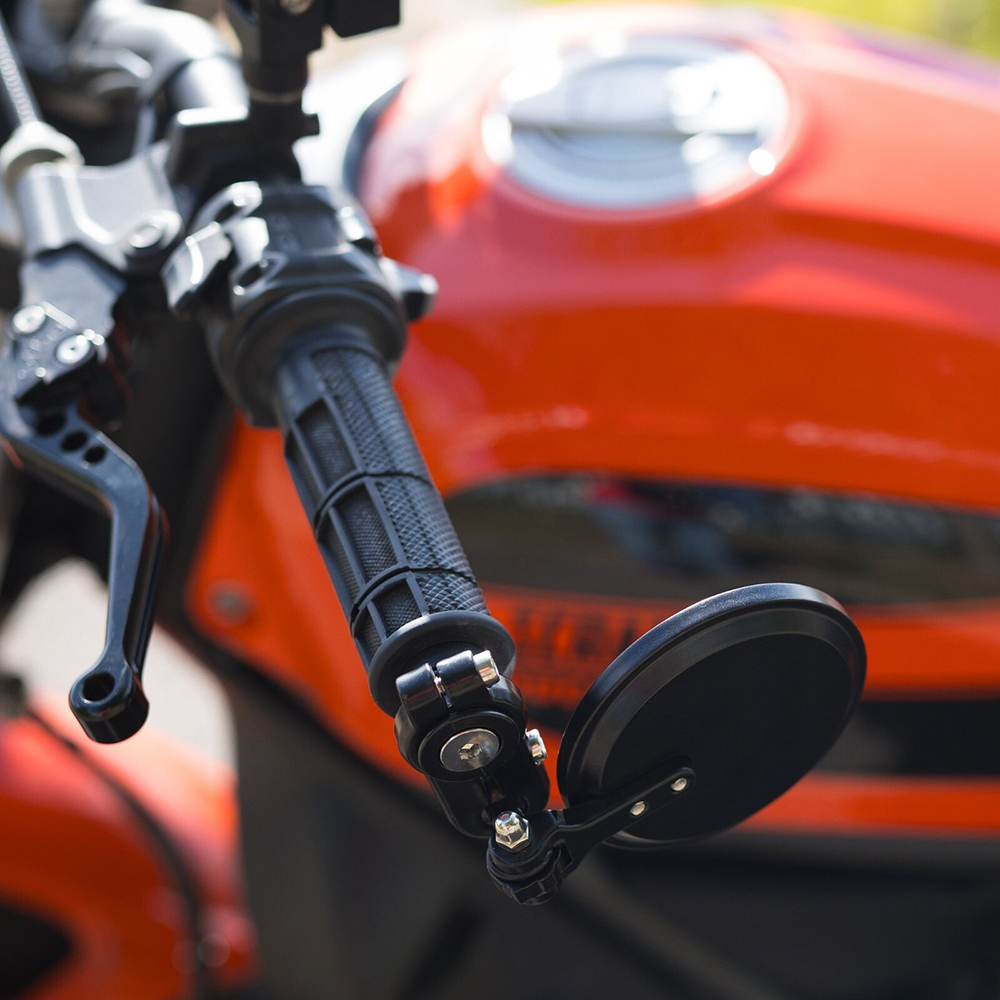 Oxford Fold-Away Bar End Mirrors - Black Set - Image 5