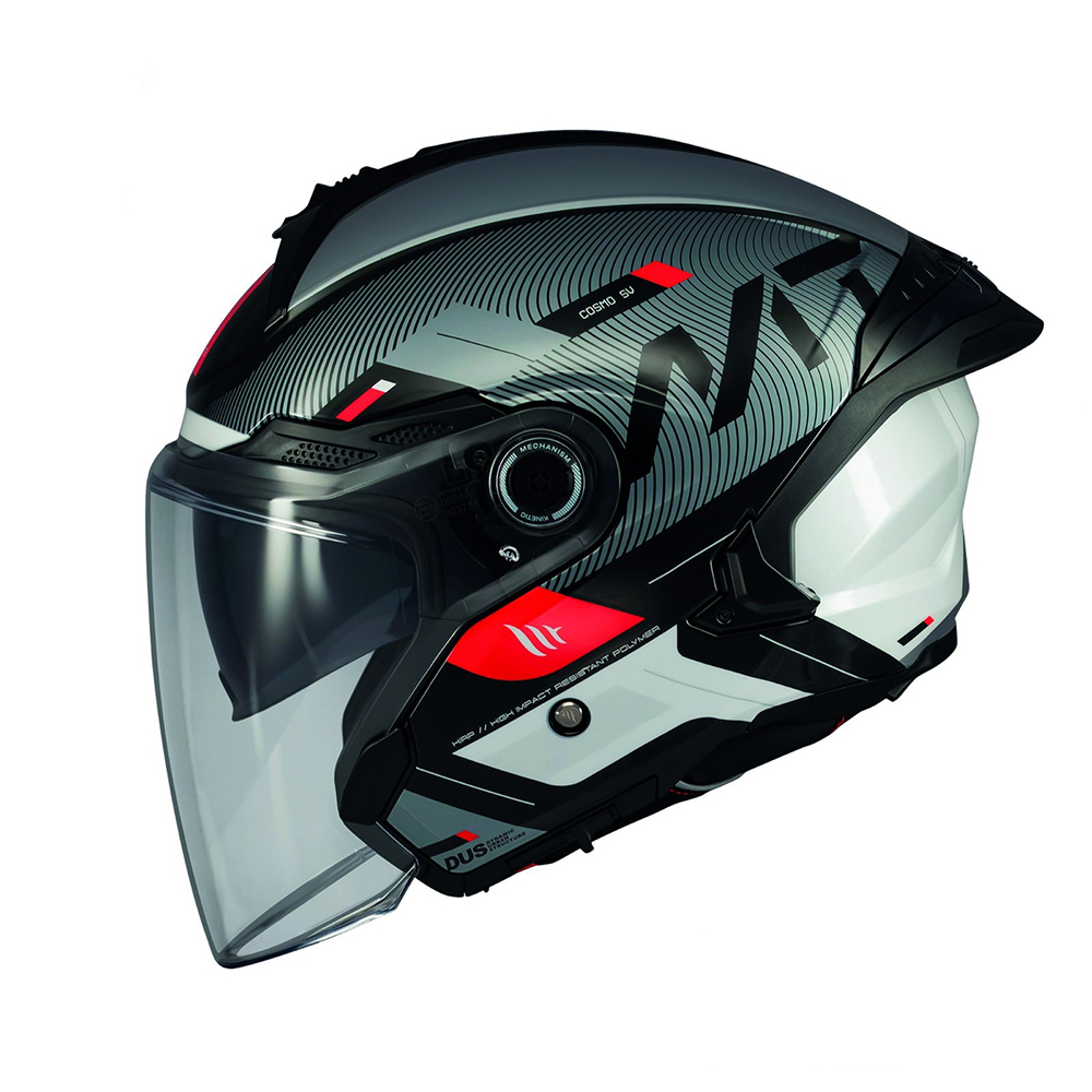 MT Cosmo SV Silence Open Face Helmet - Image 3