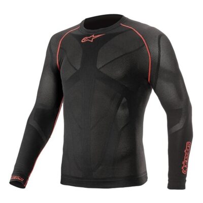 Alpinestars Ride Tech V2 Top Long Sleeve Summer – Black Red