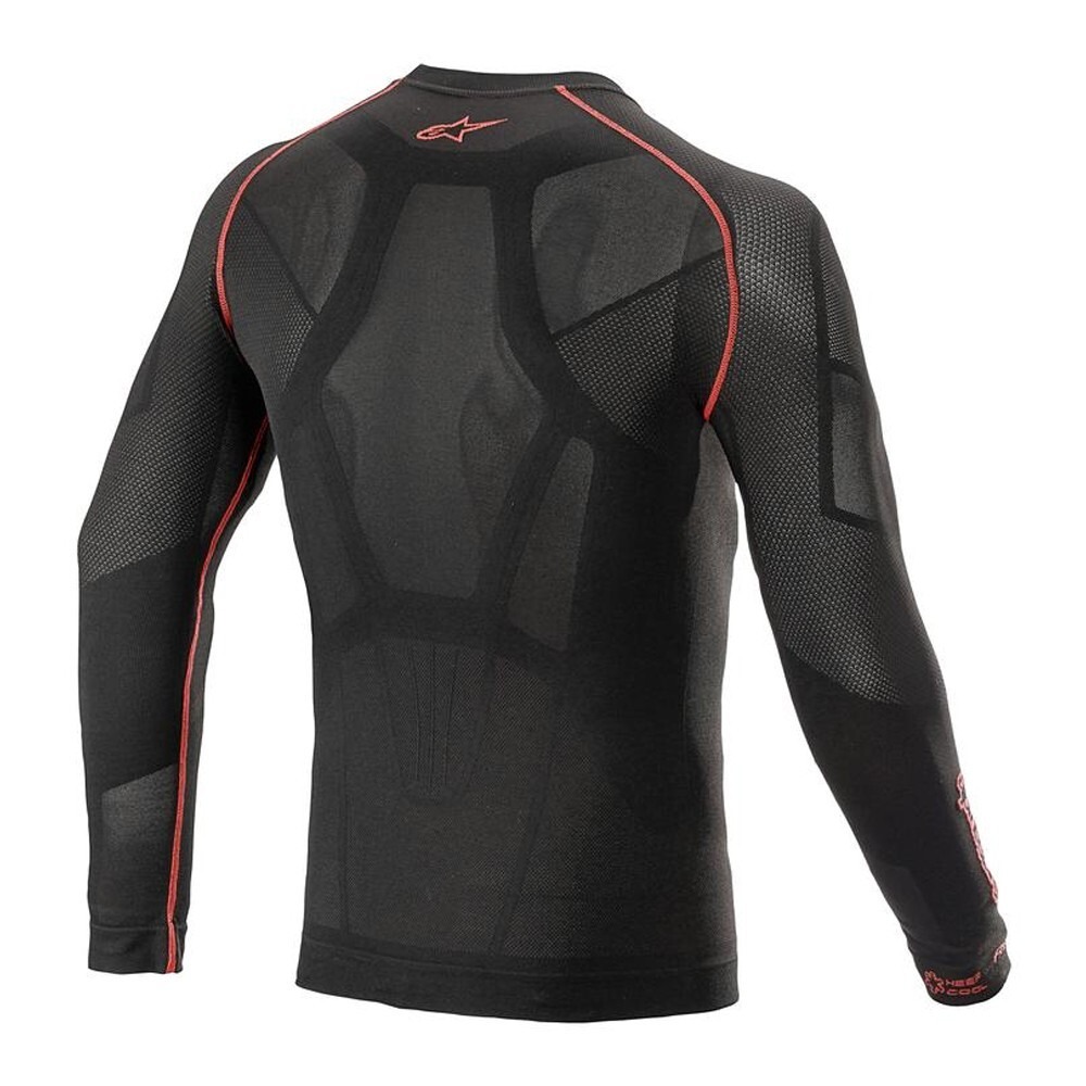 Alpinestars Ride Tech V2 Top Long Sleeve Summer - Black Red - Image 3