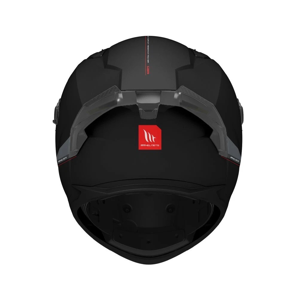 MT Braker SV Solid A1 Full Face Helmet - Matt Black - Image 3