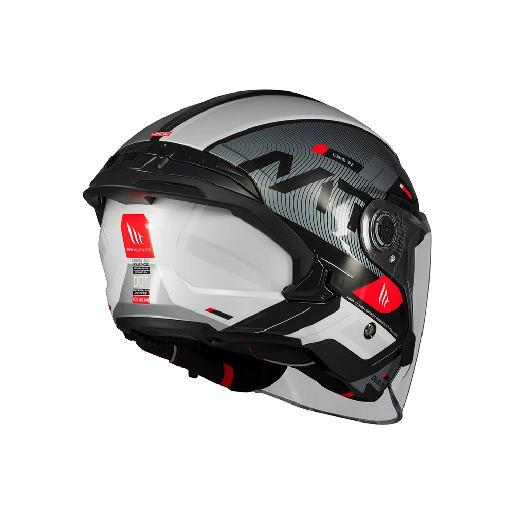 MT Cosmo SV Silence Open Face Helmet - Image 6
